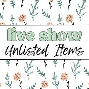 Live Show Unlisted Items 101-200